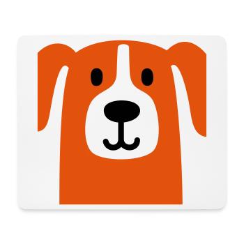 Süsser Hund - Mousepad (Querformat) - Weiß - Vorne