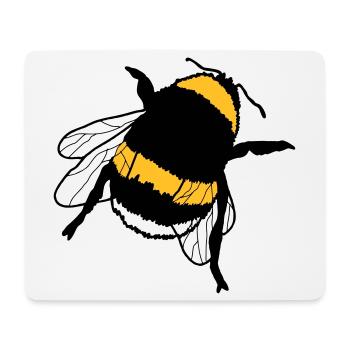 bourdon - Tapis de souris (format paysage) - blanc - Devant