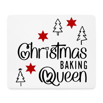 Funny cooking apron for Christmas - Mouse Pad (horizontal) - white - Front