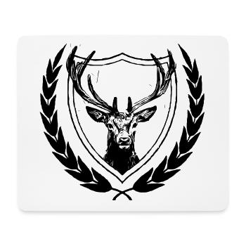 Deer - Mouse Pad (horizontal) - white - Front