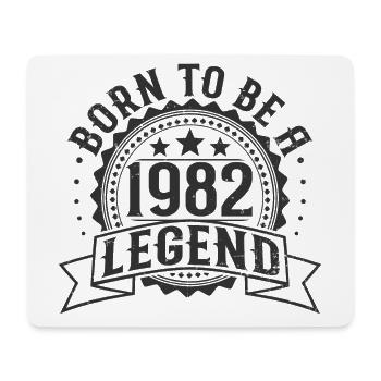 Legend born in 1982 Birthday Gift - Mouse Pad (horizontal) - white - Front