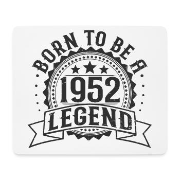 Legend born in 1952 Birthday Gift - Mouse Pad (horizontal) - white - Front