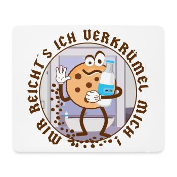 Lustige Keks - Mousepad (Querformat) - Weiß - Vorne