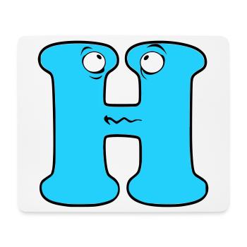 H - Mouse Pad (horizontal) - white - Front