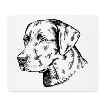 Retriever Portrait - Mouse Pad (horizontal) - white - Front