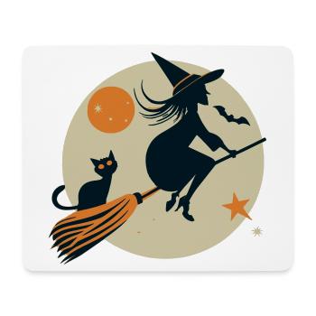 Hexe - Mousepad (Querformat) - Weiß - Vorne