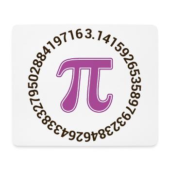 Pi-Tag - Glücklicher Pi-Tag - Mousepad (Querformat) - Weiß - Vorne