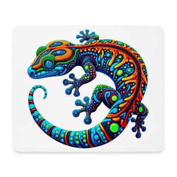 Gecko - Mousepad (Querformat) - Weiß - Vorne