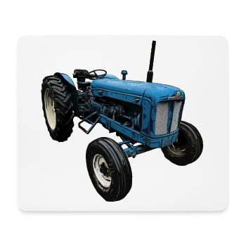 Traktor Super Major 6 - Mousepad (Querformat) - Weiß - Vorne