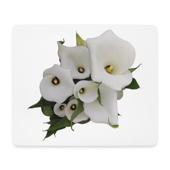 CALLAS BLANCS - Tapis de souris (format paysage) - blanc - Devant
