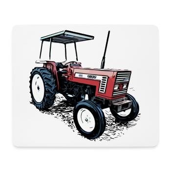 Tractor 666 - Mouse Pad (horizontal) - white - Front