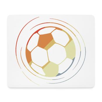 Football Drawing Retro Style - Mouse Pad (horizontal) - white - Front