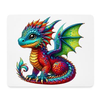Dragon - Mouse Pad (horizontal) - white - Front