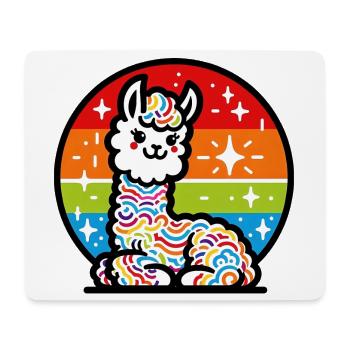 Alpaca - Mouse Pad (horizontal) - white - Front