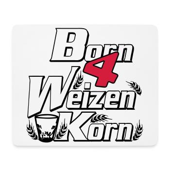 Wheat grain - born 4 grain - Party Fun --- - Mouse Pad (horizontal) - white - Front