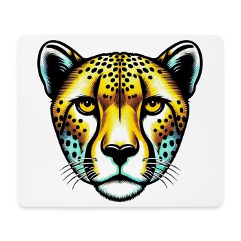 Cheetah - Mouse Pad (horizontal) - white - Front