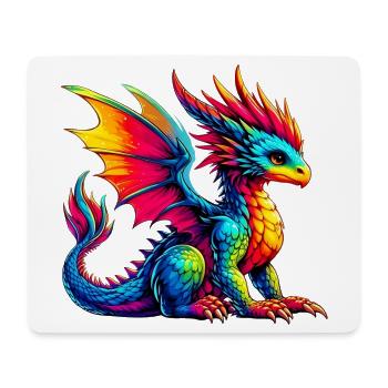 Dragon - Mouse Pad (horizontal) - white - Front