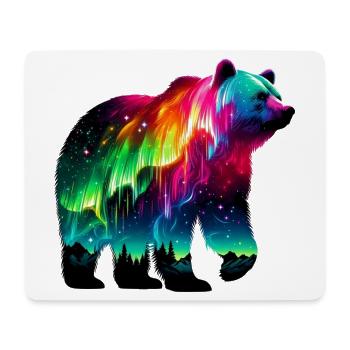 Ours - Tapis de souris (format paysage) - blanc - Devant