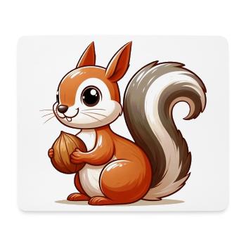 Squirrel - Mouse Pad (horizontal) - white - Front