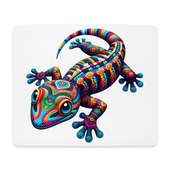 Gecko - Tapis de souris (format paysage) - blanc - Devant