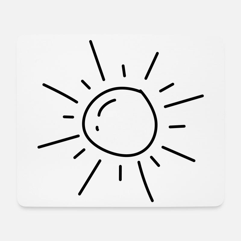 UNE Sun - Mouse Pad (horizontal) - white