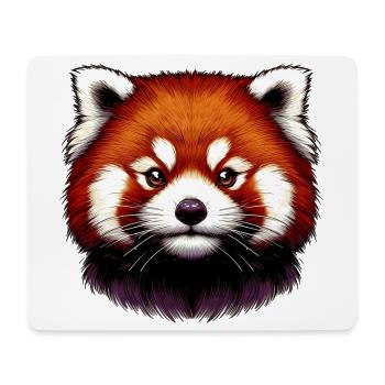 Petit panda - Tapis de souris (format paysage) - blanc - Devant
