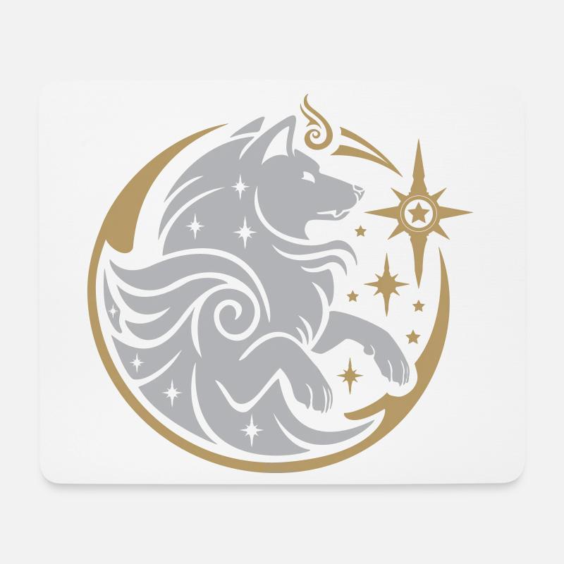 Stellgalou Spirit - 2 anpassbare Farben - Mousepad (Querformat) - Weiß