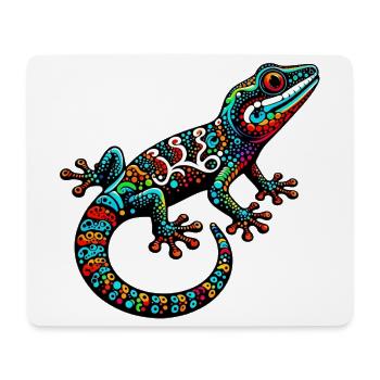 Gecko - Tapis de souris (format paysage) - blanc - Devant