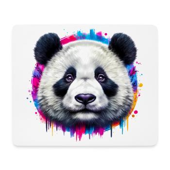 Panda - Mousepad (Querformat) - Weiß - Vorne