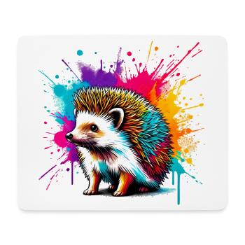 Hedgehog - Mouse Pad (horizontal) - white - Front