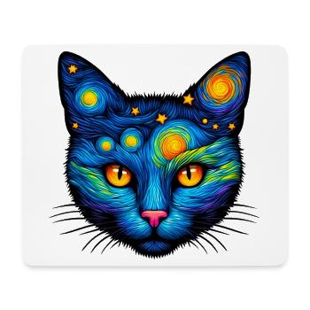 Cat - Mouse Pad (horizontal) - white - Front