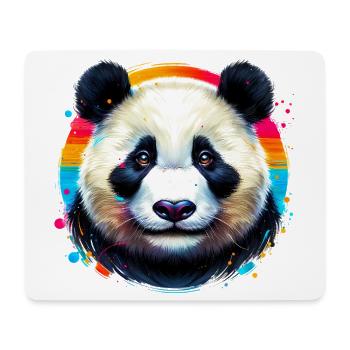 Panda - Mousepad (Querformat) - Weiß - Vorne