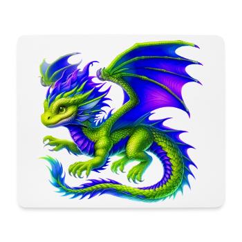 Dragon - Mouse Pad (horizontal) - white - Front
