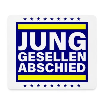 Bachelor party Jga saying - Mouse Pad (horizontal) - white - Front