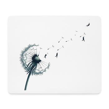 Dandelion of Dreams - Any way the wind blows - Mousepad (Querformat) - Weiß - Vorne