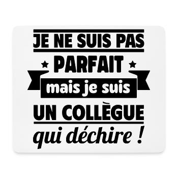 Collègue Qui Déchire Humour Travail - Tapis de souris (format paysage) - blanc - Devant