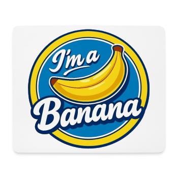 Déguisement de banane Autocollants de fruits de carnaval jaunes Drôles - Tapis de souris (format paysage) - blanc - Devant
