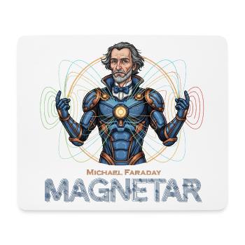 Faraday Magnetar in Rüstung - Mousepad (Querformat) - Weiß - Vorne
