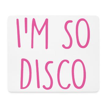 Disco - Mouse Pad (horizontal) - white - Front