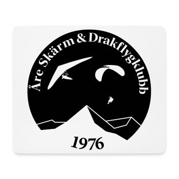 Åre Screen and Kite Flying Club Logo - Mouse Pad (horizontal) - white - Front