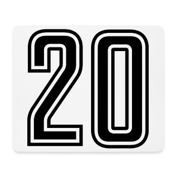 20 - Mouse Pad (horizontal) - white - Front