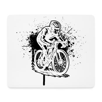 A must-have for real road bikes - Mouse Pad (horizontal) - white - Front