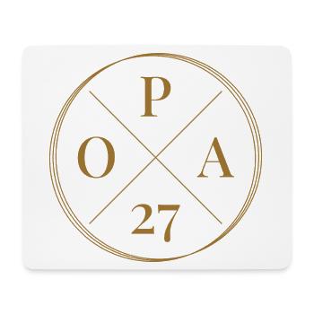 Grandpa 27 - Mouse Pad (horizontal) - white - Front