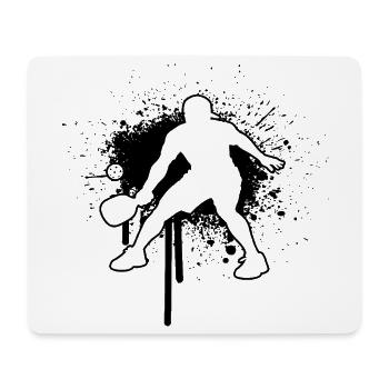 Pickleball Szene Design für Pickleball Athlet Fans - Mousepad (Querformat) - Weiß - Vorne