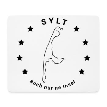 Sylt - Insel Nordsee Maritim Watt Meer - Mousepad (Querformat) - Weiß - Vorne
