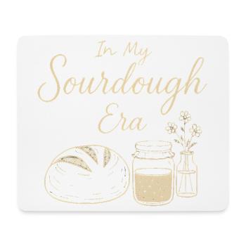 Backen Bäckerin Sauerteig In My Sourdough Era - Mousepad (Querformat) - Weiß - Vorne