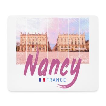Nancy Grand Est in France at sunset - Mouse Pad (horizontal) - white - Front
