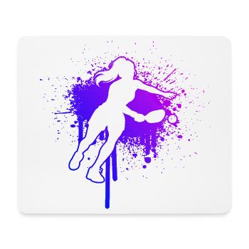 Pickleball players für Pickleballspielerinnen Fans - Mousepad (Querformat) - Weiß - Vorne