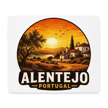 Alentejo Urlaub Portugal Mediterran Atlantik  - Mousepad (Querformat) - Weiß - Vorne