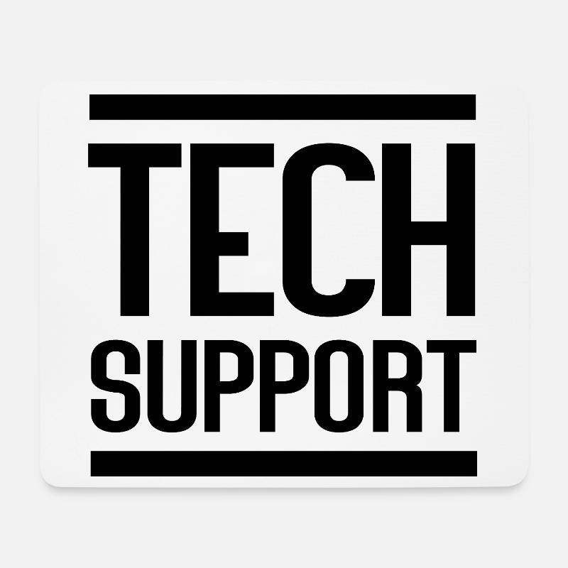 Technischer Support - Mousepad (Querformat) - Weiß
